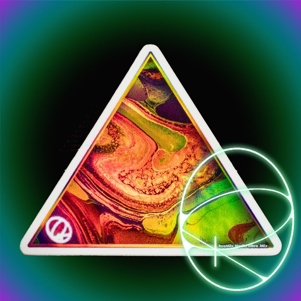 Image of Trippy Triangle STICKIE