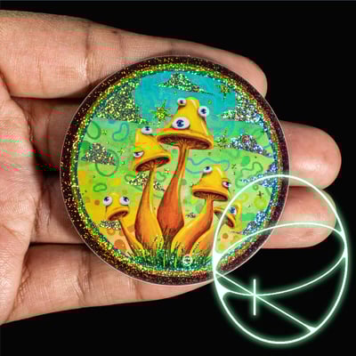 Image of Golden Teachers STICKIE