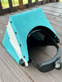 Image 4 of Turquoise Floral Square Hood