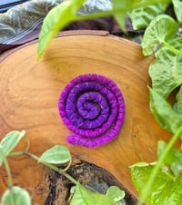 Image 1 of Bendable Dread Tie - 60 cm - Purple Magenta