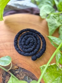 Image 1 of Bendable Dread Tie - 60 cm - Black