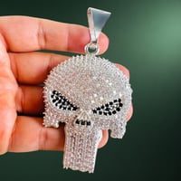 Dije Calavera Punisher 925 Plata Mexicana