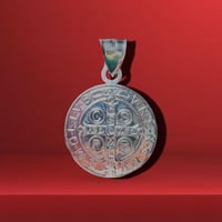 Dije San Benito 1.5” 925 Plata Mexicana