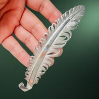 Image 1 of Pluma Sombrero / Texana 8” 30 GR 925 Plata Mexicana