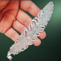 Image 2 of Pluma Sombrero / Texana 8” 30 GR 925 Plata Mexicana