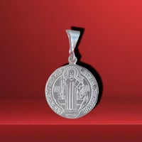 Dije San Benito 1.5” 925 Plata Mexicana-0b81584f