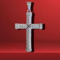 Dije Cruz Filigrana 2.8” 925 Plata Mexicana