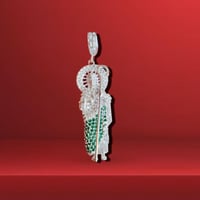 Dije San Judas Circonia  2.3” 925 Plata Mexicana