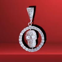 Dije Calavera 2” 925 Plata Mexicana