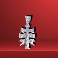 Dije Cruz Caravaca 1.3” 925 Plata Mexicana-265f65c2