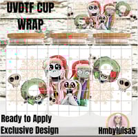 Image 3 of Oogie boogie x Jack and Sally Nutcracker UVDTF cup wrap