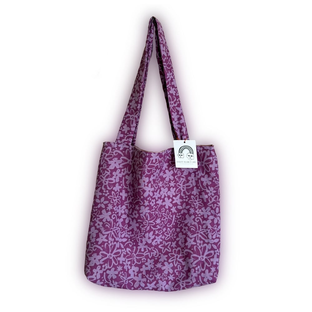 Doodle Flower Tote Bag