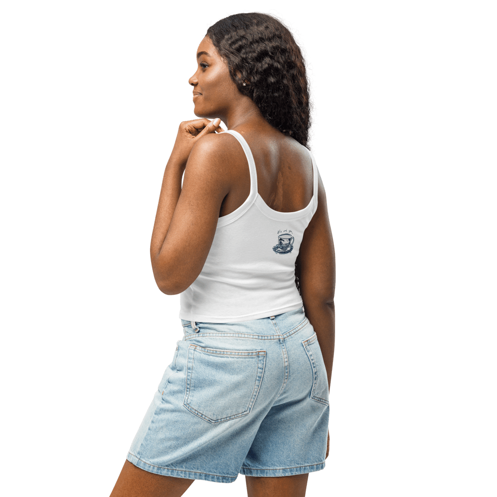 Tea for Two Women’s micro-rib tank top