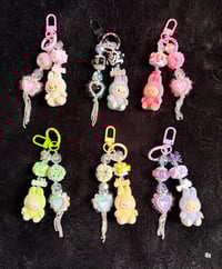Image 2 of Labubu beaded Keychain Collection