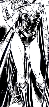 Image 4 of Cool New WONDER WOMAN   9" x 12"  Pin-Up! 