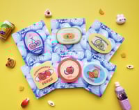 Image 1 of my favorite fruits acrylic pins