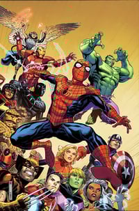 Image 3 of AVENGERS Vs X-MEN & SPIDER-FRIENDS Print