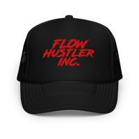 Image 1 of Black And Red Hustler Tucker Hat