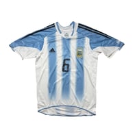 Image 1 of Argentina Home Shirt 2004 - 2006 (M) Heinze 6