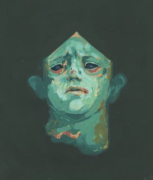 "Votive Object". // Original Gouache Study.