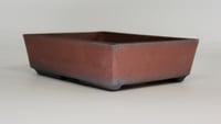 Image 5 of Unglazed rectangle pot. 215x159mm