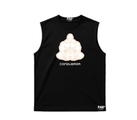 CONQUEROR ( BLACK MUSCLE TEE)