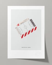 Image 1 of Brentford FC Vintage Programme Collage – Football Art Print – Series 5