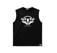 ORAGON GAINS ( BLACK MUSCLE TEE)