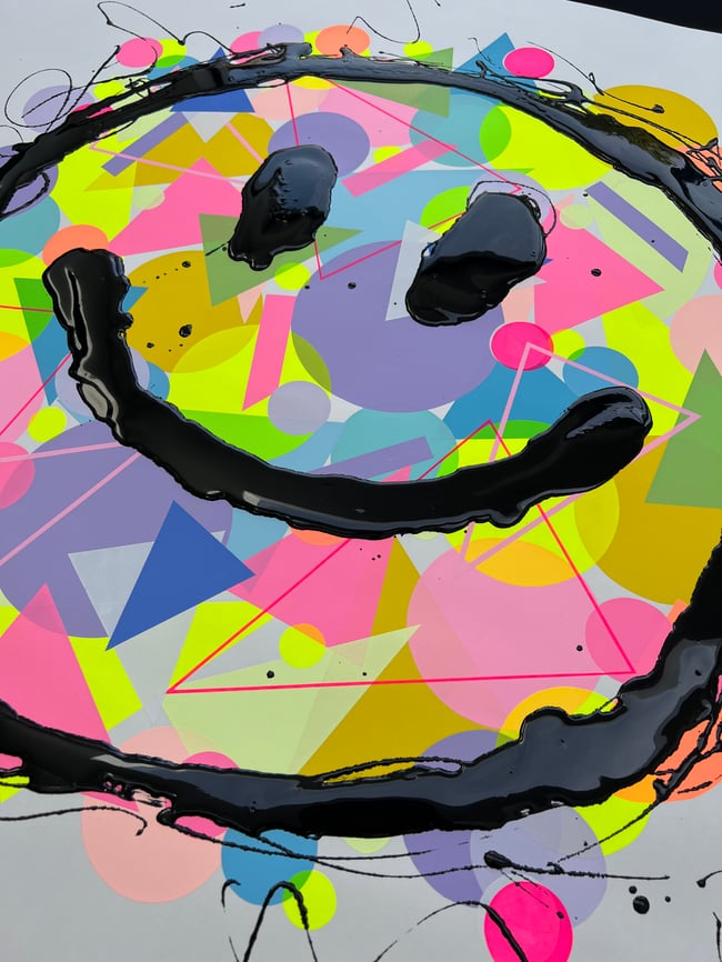 JUMBO ABSTRACT SMILEY 1