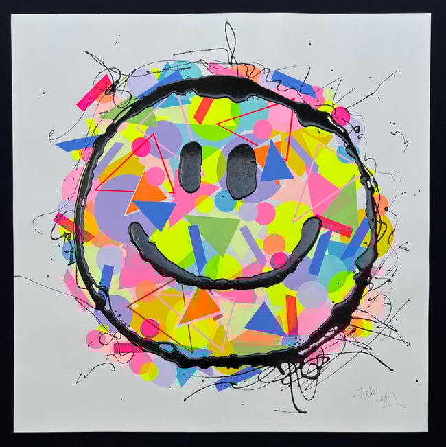 JUMBO ABSTRACT SMILEY 2