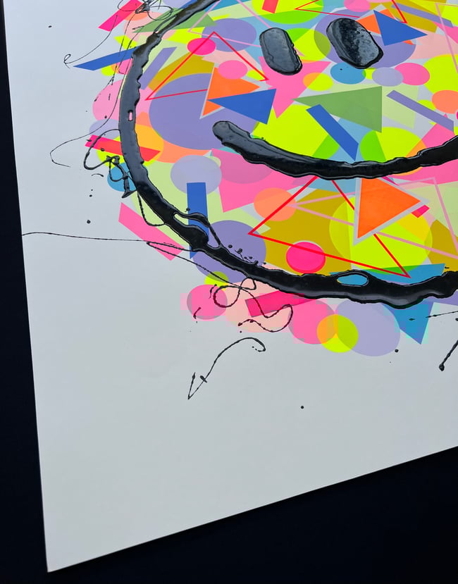 JUMBO ABSTRACT SMILEY 2