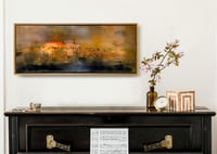 Image 1 of Original Canvas - Evening Swallows - 40" x 16"