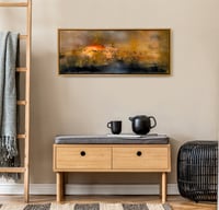 Image 5 of Original Canvas - Evening Swallows - 40" x 16"