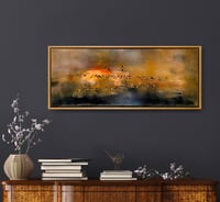 Image 6 of Original Canvas - Evening Swallows - 40" x 16"