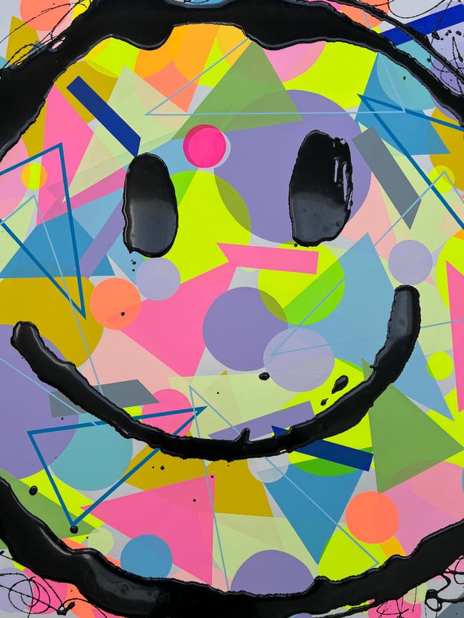 JUMBO ABSTRACT SMILEY 3