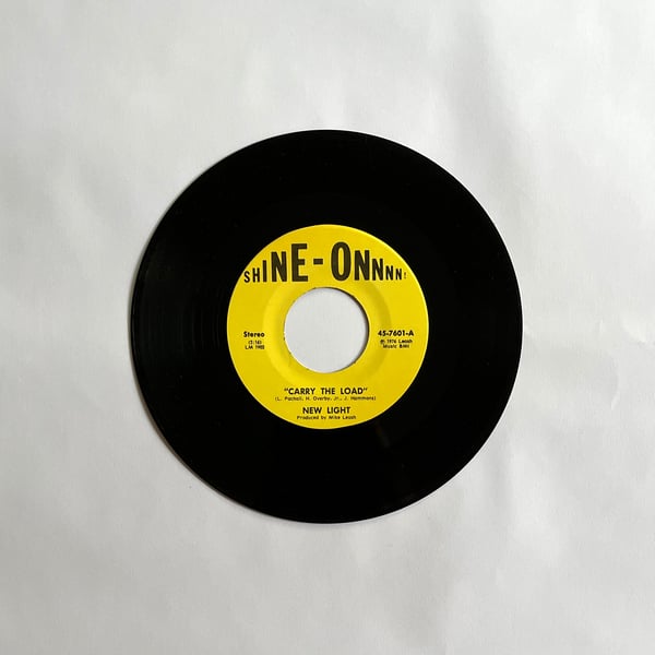 Image of NEW LIGHT - CARRY THE LOAD 7"