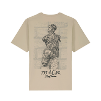 Image 2 of 753 d.C.pz Beige Tee
