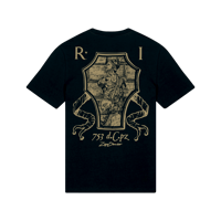 Image 2 of 753 d.C.pz Black Tee