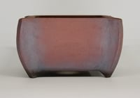 Image 1 of Square bonsai pot. Unglazed. 132mm x 89mm