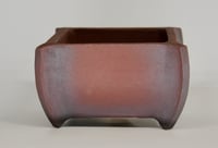 Image 5 of Square bonsai pot. Unglazed. 132mm x 89mm