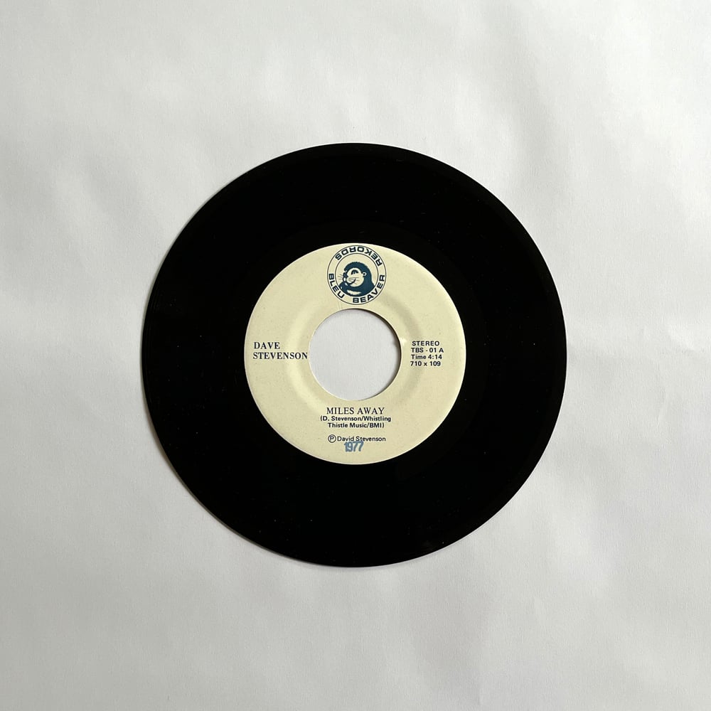 Image of DAVE STEVENSON – MILES AWAY / WRITTEN IN THE STARS 7"