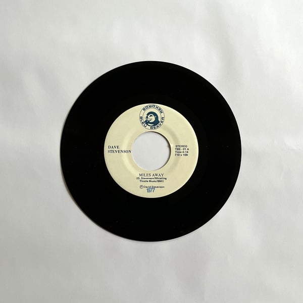 Image of DAVE STEVENSON  – MILES AWAY / WRITTEN IN THE STARS 7"