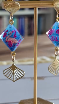 Image 4 of Pool party d10 earrings 