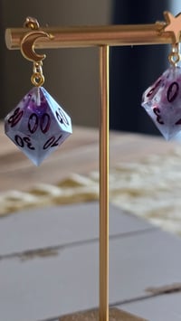 Image 5 of Daughter of the Red Moon d10 earrings 
