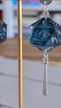 Image 5 of Star trails d20 earrings 