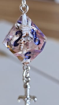 Image 2 of Graveyard's Grace d10 Dagger earrings