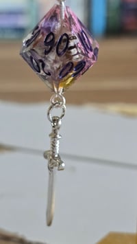 Image 3 of Graveyard's Grace d10 Dagger earrings