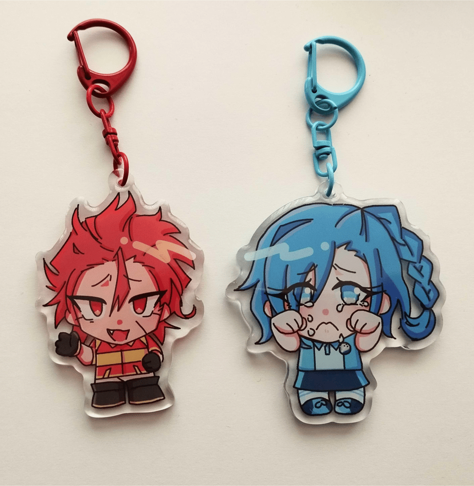 Image of Ace & Arei Acrylic Charms (Test batch)