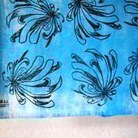 Image 2 of Wild Flower - Tea Towel - blue
