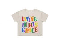 Image 2 of “LIVING IN HIS GRACE” Crop Tops